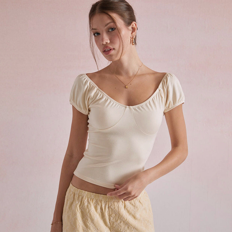 The Calla Backless Pleated Top