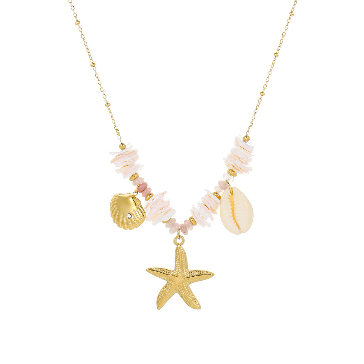 The Isla Shell & Starfish Necklace