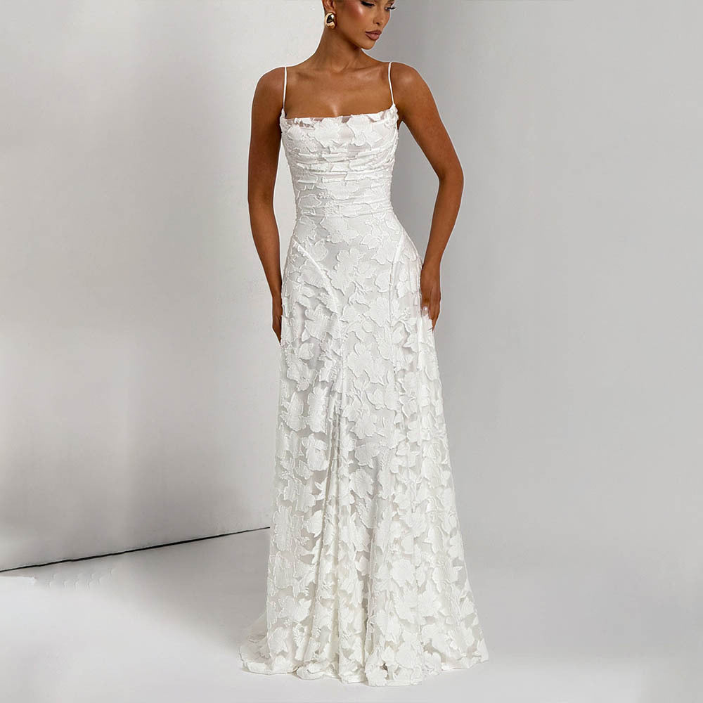 The Selene Chiffon Strap Dress