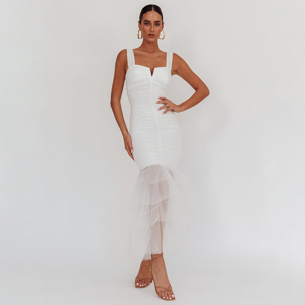 The Sienna Patchwork Strap Dress