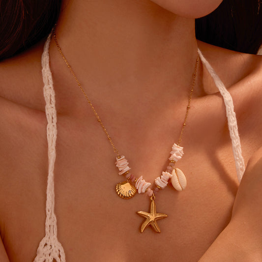 The Isla Shell & Starfish Necklace