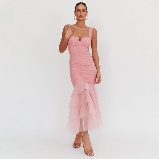 The Sienna Patchwork Strap Dress